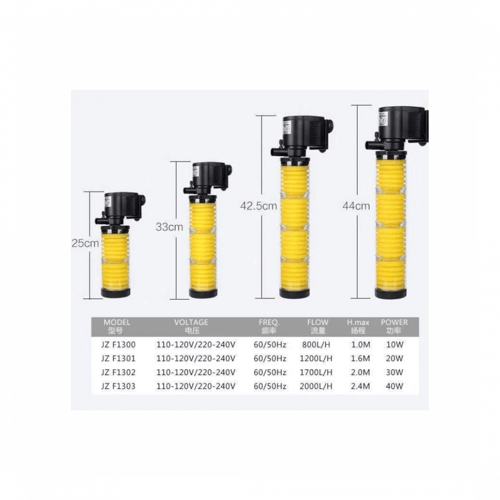 مينجيانغ | فلتر تنقية حوض الاسماك -40 واط