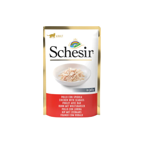 شيزر | دجاج و سمك القاروس طعام رطب للقطط البالغة ف...