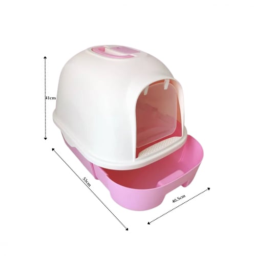 صندوق رمل مغلق للقطط