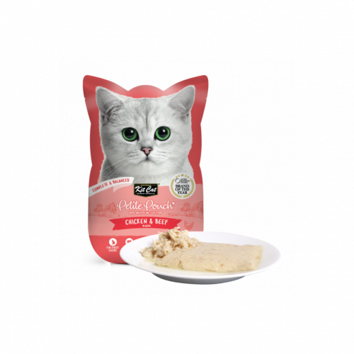 كيت كات | طعام للقطط بالدجاج واللحم البقري بالجيلي