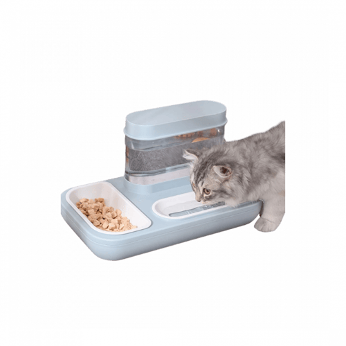 موزع اوتوماتيكي لطعام و شراب للقطط والجراء