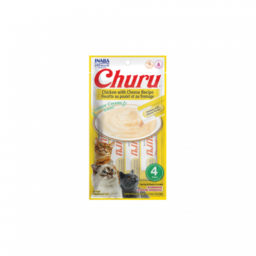 إينابا | مكافآت هريسة الدجاج والجبن للقطط