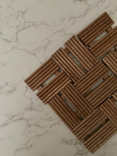 صحن صابون خشبي