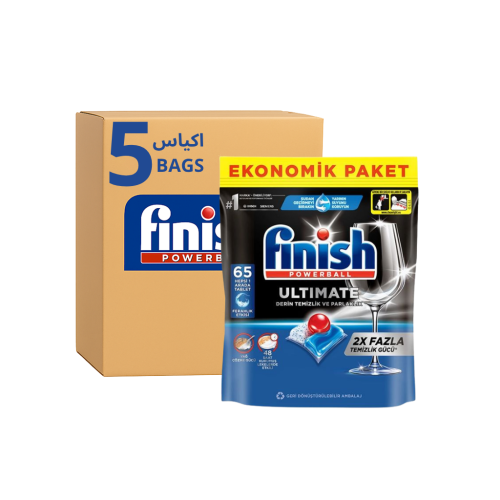 فنش باوربول ألتيميت | 65 حبه × 5 اكياس