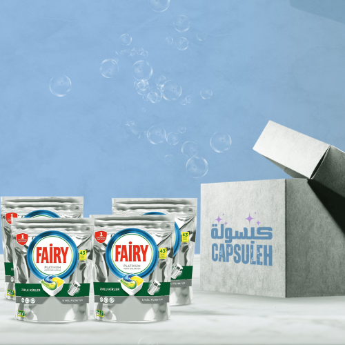 فيري كبسولات غسالة الصحون الكل في 1 ببلاتينيوم | 4...