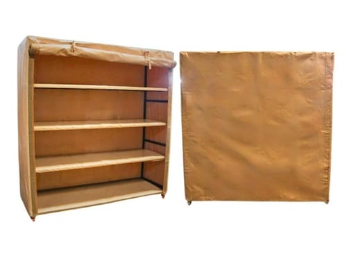 دولاب الارفف المتنقل كبير قماش كوري PVC