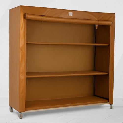 دولاب التخزين المتنقل لون بني