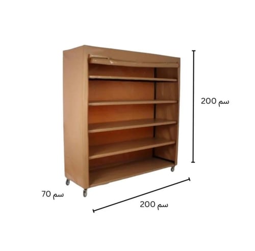 دولاب تخزين 5 أرفف PVC