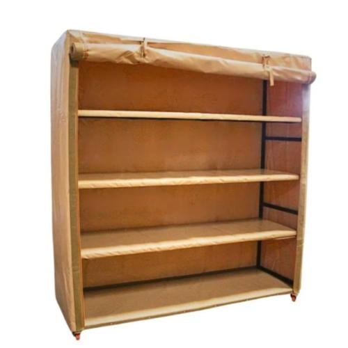 دولاب الارفف المتنقل كبير قماش كوري PVC