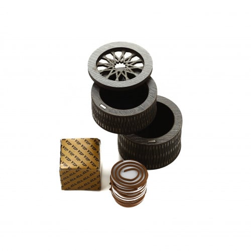 مبخرة سيارة VIP + عود حلزوني طبيعي