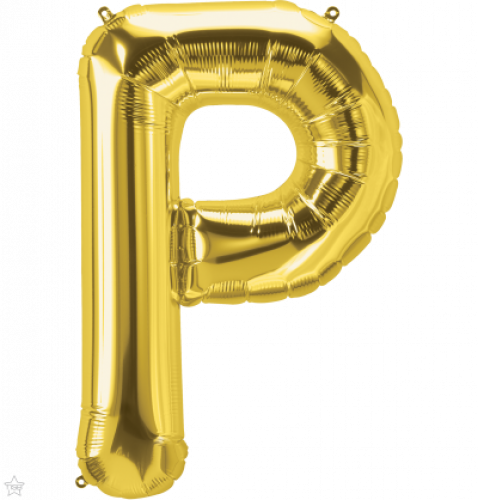 FOIL LARGE LETTER GOLD (عدد 5 قطع) P
