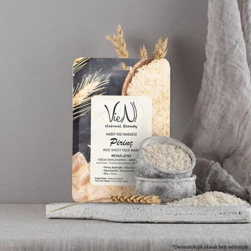 قناع الوجه الورقي ماسك الرز