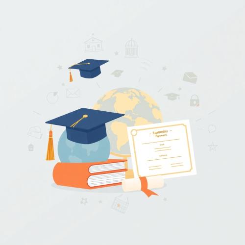 Service for credential equivalency application for...
