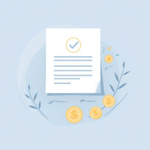 Service for issuing a certificate of the amount of...