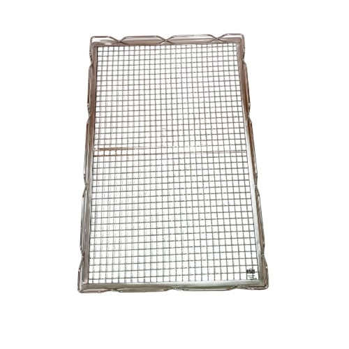 رف وشبك استيل 60×40 سم