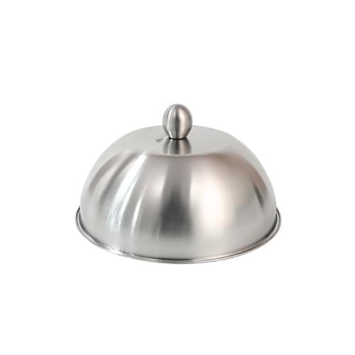 غطاء استيل دائري قبة 22 سم