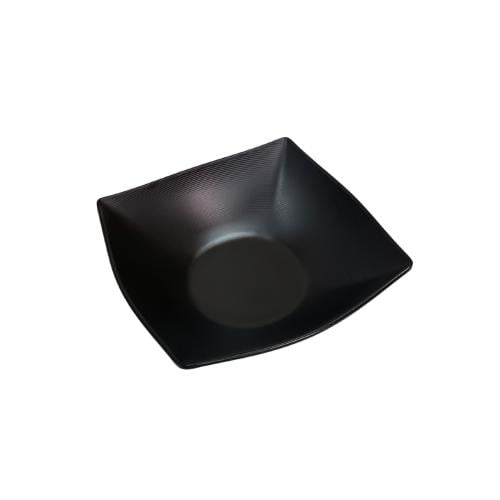 صحن تقديم ميلامين اسود 20 سم