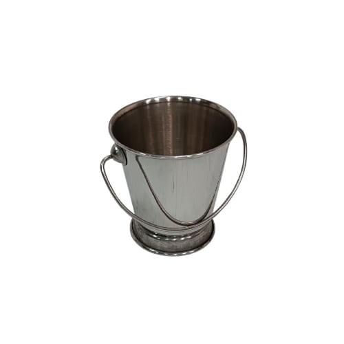 سطل وحامل بطاطس استيل 7 سم