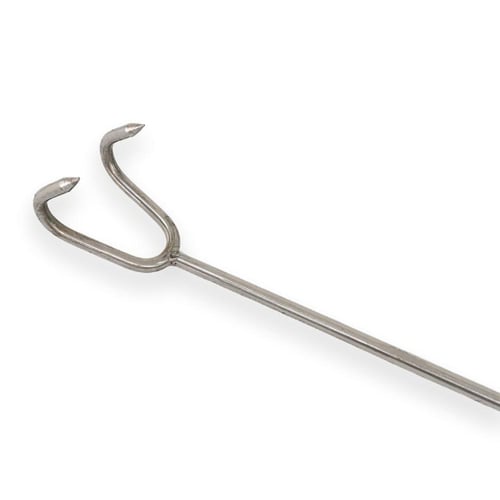 سيخ مخطاف استيل ثنائي 70 سم