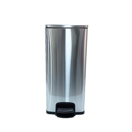 سلة زبالة استيل بدعسة 40 لتر
