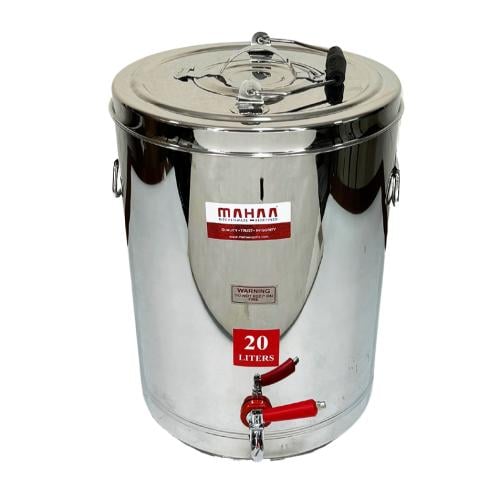 حافظة سوائل استيل بزبوز 20 لتر