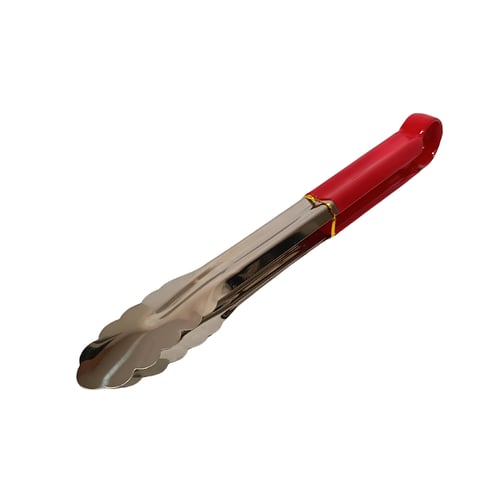 ملقاط طعام استيل ملون مقاس 9