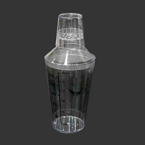 شيكر اكريلك شفاف 530 مل