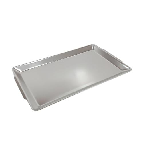 صحن تقديم فضي مستطيل المنيوم 38×24 سم