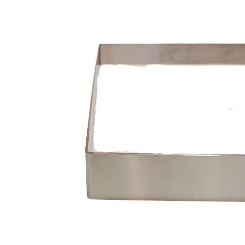 قالب كيك مستطيل استيل ثقيل 38×58×5 سم