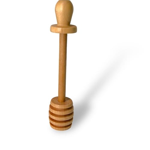 طقم ملعقة عسل خشبية العدد 12 حبة