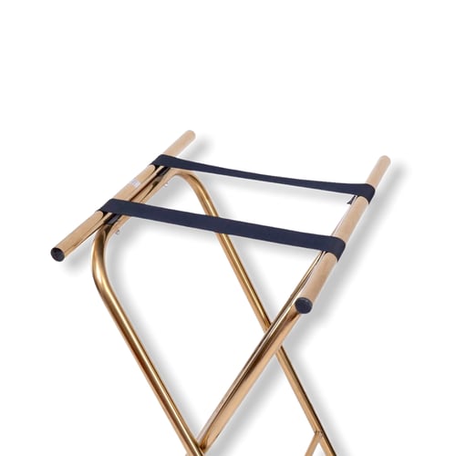 استاند ذهبي للتباسي و الحقائب