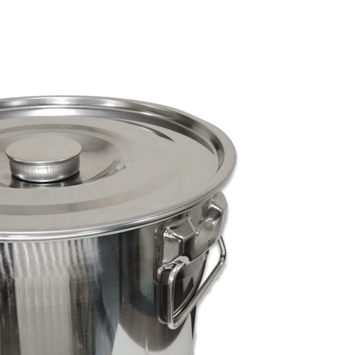 سطل تخزين استيل 105 لتر