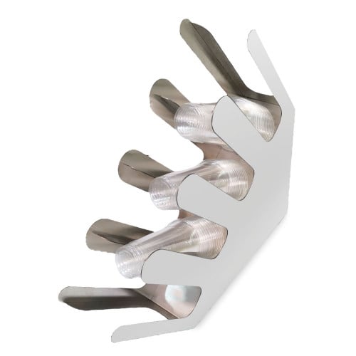 حامل اكواب استيل مدرج 4 خانات