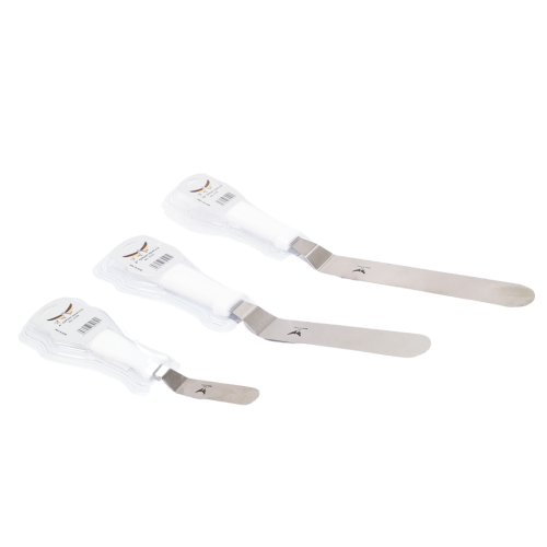 طقم اسباتول حلواني استيل معكوف