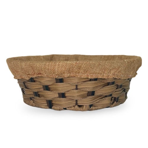 سلة فواكة وخبز قماشية