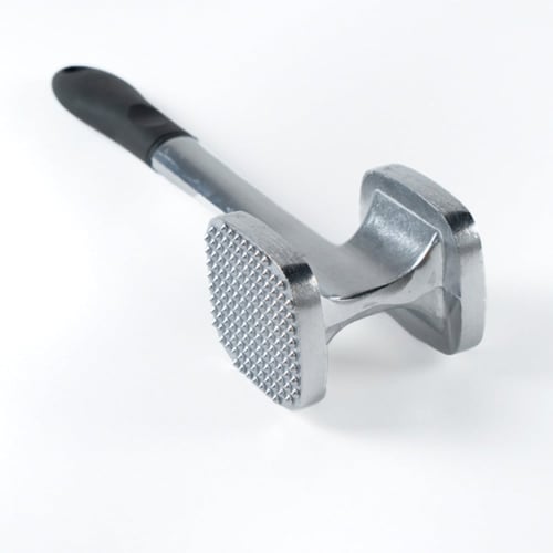 شاكوش لحم استيل بمقبض اسود alkhanbashi