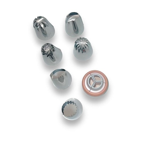 طقم بلابل تزيين الكيك 7 قطع