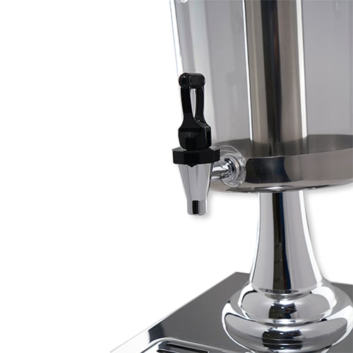 موزع عصير قاعدة استيل مفرد 8 لتر