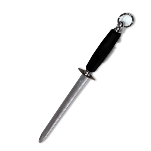 مسن سكاكين مقبض اسود 30 سم