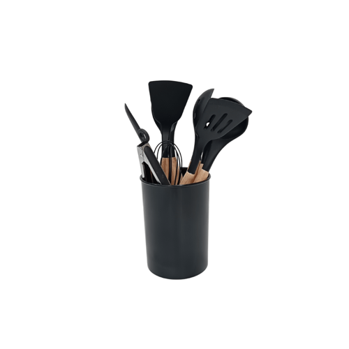 طقم الملاعق والملاسات سيلكون 12 قطعة