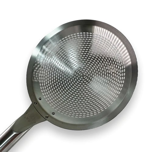 ملاس مخرم استيل بمقبض اسود