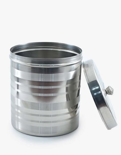 طقم علب بهارات استيل بغطاء 14-20 سم