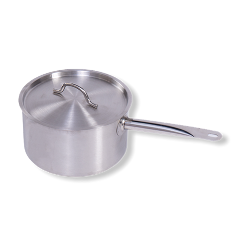 كسرولا استيل بغطاء 22 سم