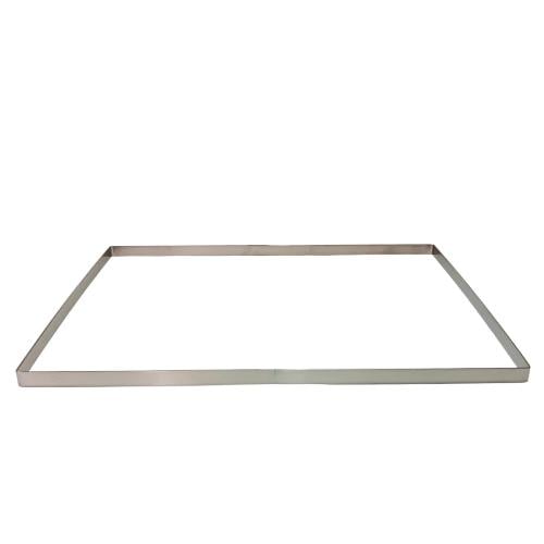 قالب كيك مستطيل استيل ثقيل 38×58×2 سم