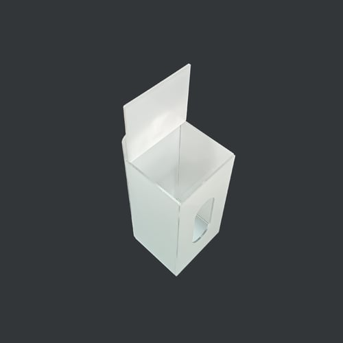 علبة وحامل كمامات و مناديل اكريلك 1 خانة