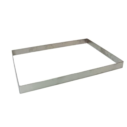 قالب كيك مستطيل استيل ثقيل 38×58×4 سم