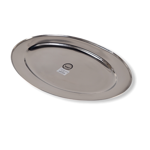 تباسي تقديم سمك استيل 45 سم