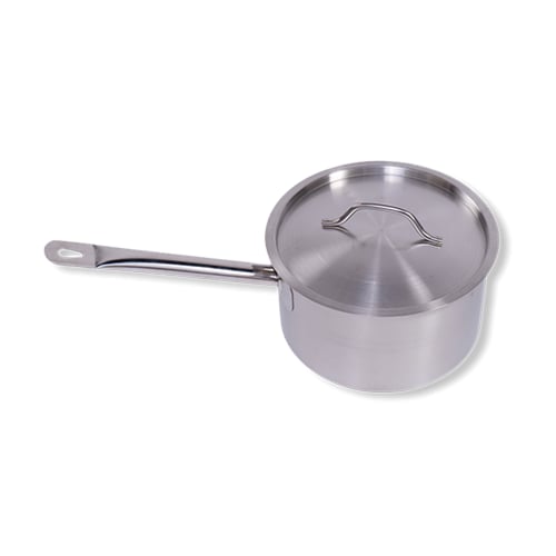 كسرولا استيل بغطاء 22 سم