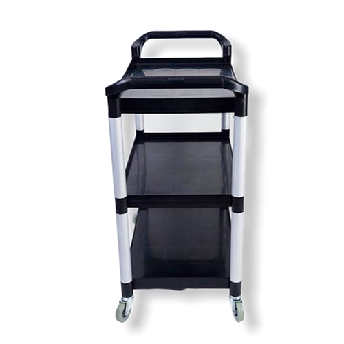 ترولي 3 ارفف اسود صغير