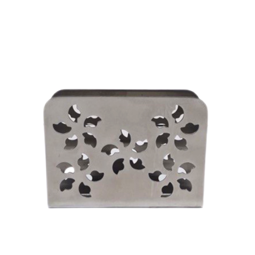 استاند مناديل طاولة استيل منقوش